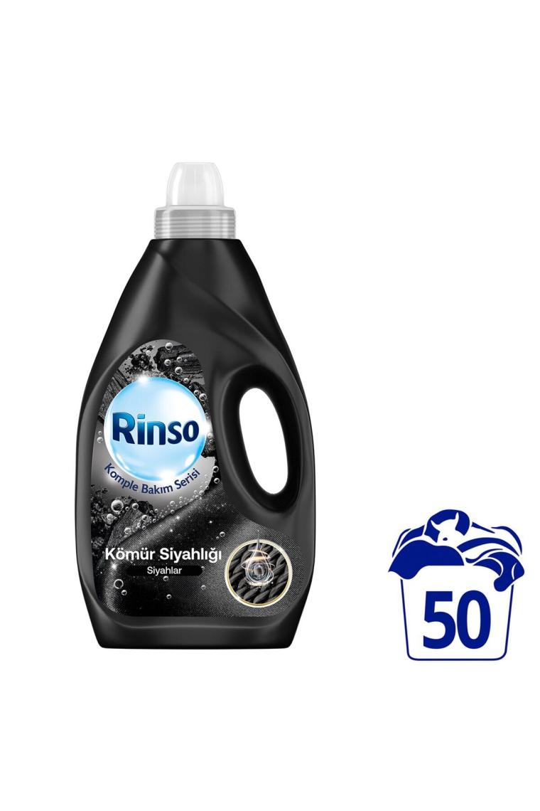 Rinso Kömür Siyahlığı Siyahlar için Sıvı Deterjan 50 Yıkama 3 lt