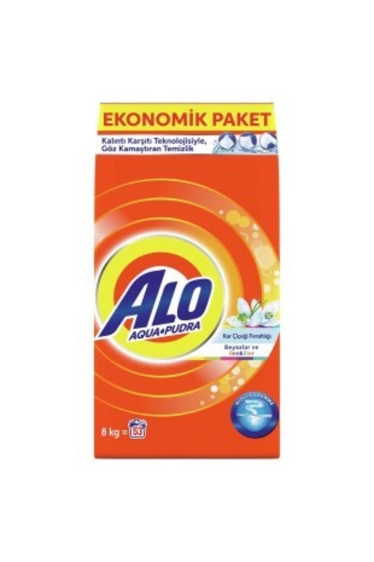 Alo Kar Çiçeği Ferahlığı Renkliler ve Beyazlar için 8 kg Toz Deterjan