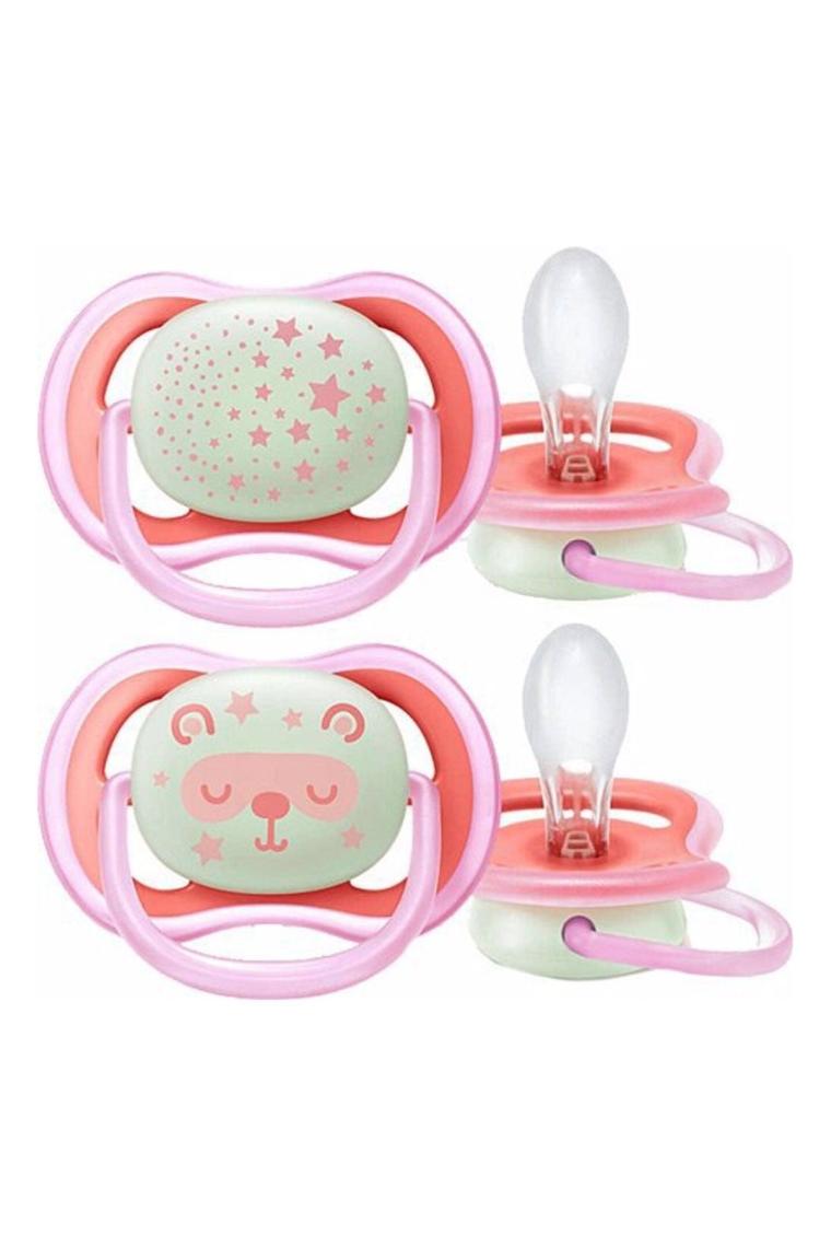 Philips Avent SCF376/22 Ultra Air Night 6-18 Ay 2'li Emzik Kız