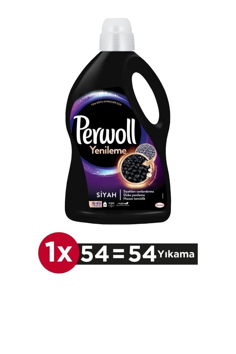 Perwoll Yenileme Siyahlar için Sıvı Deterjan 54 Yıkama 2.97 lt