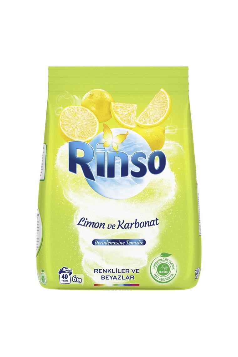 Rinso Limon ve Karbonat 6 kg Toz Deterjan