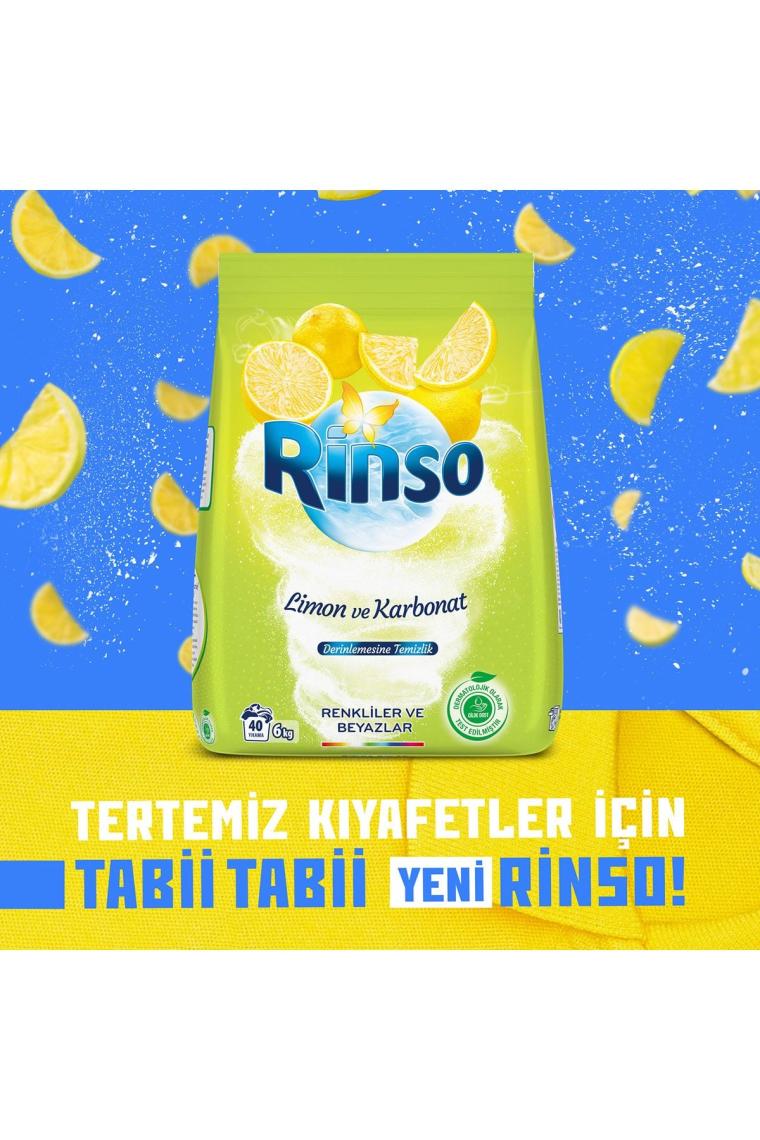Rinso Limon ve Karbonat 6 kg Toz Deterjan