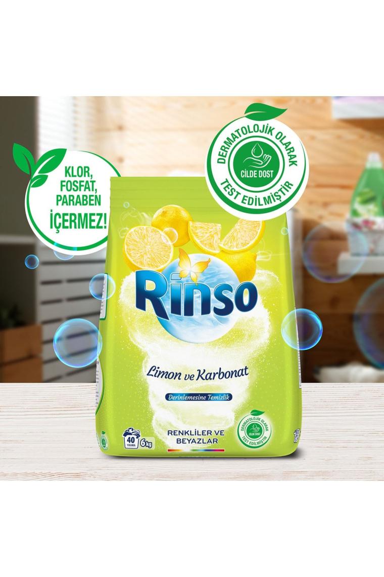 Rinso Limon ve Karbonat 6 kg Toz Deterjan