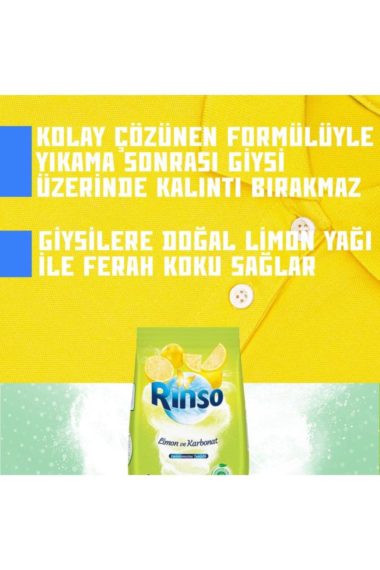 Rinso Limon ve Karbonat 6 kg Toz Deterjan