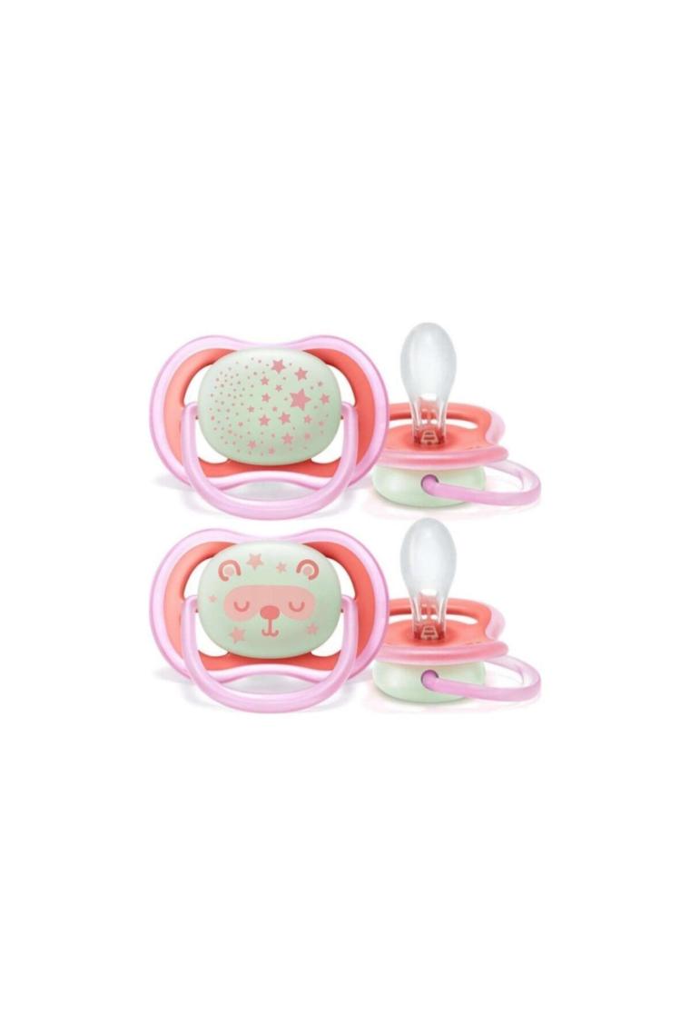 Philips Avent SCF376/22 Ultra Air Night Karanlıkta Parlar Gece Emziği 6-18 ay Kız