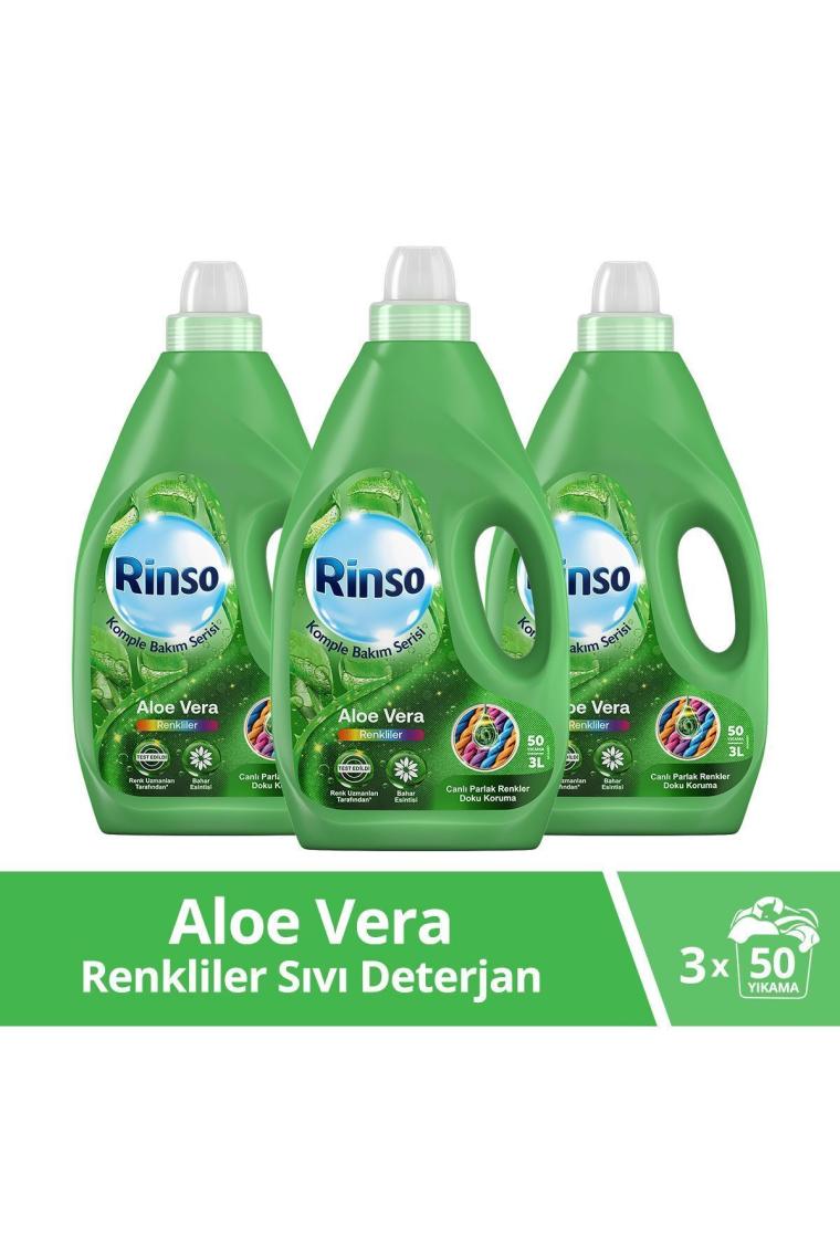 Sıvı Deterjan Aloe Vera Renkiler 3lt 3 Adet