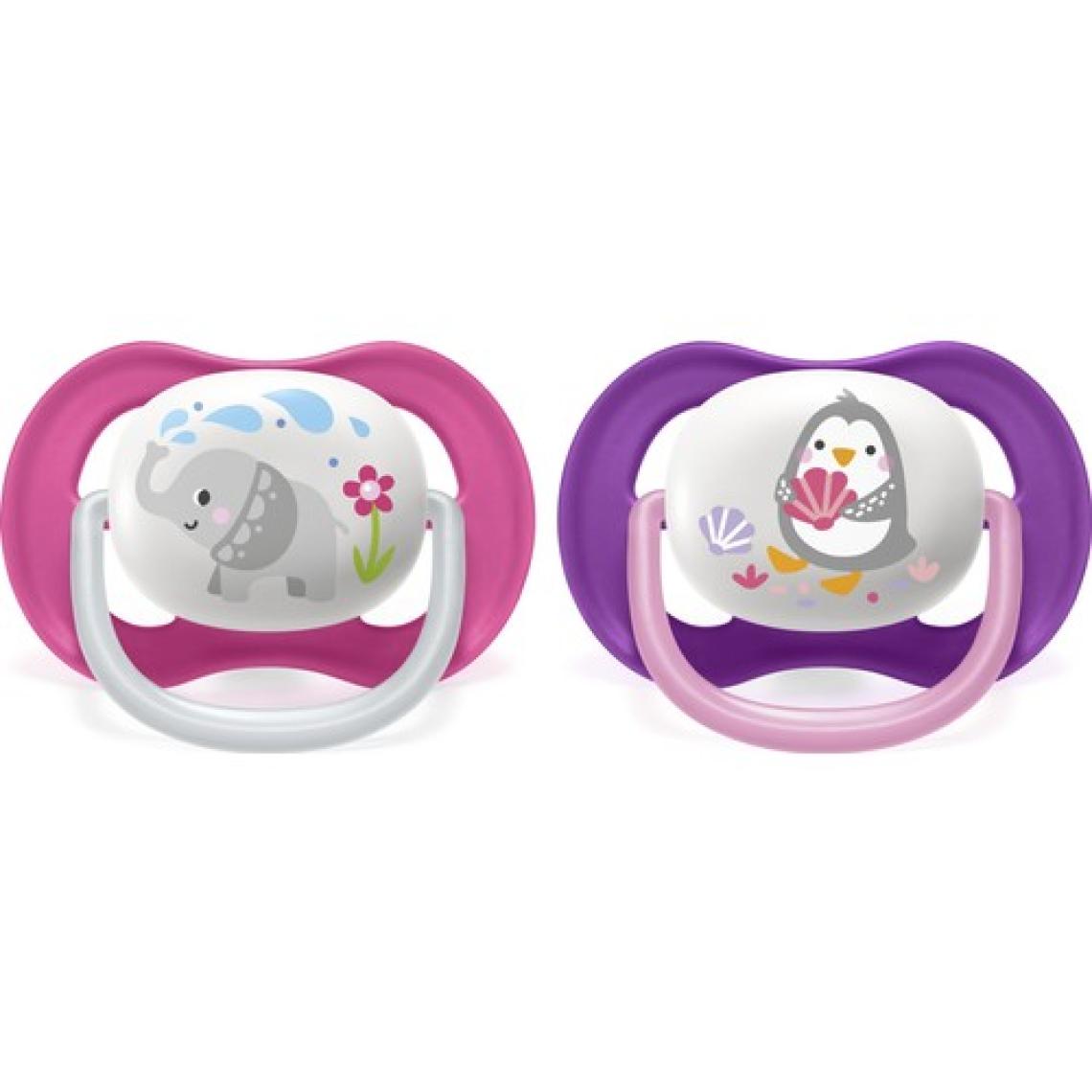 Philips Avent SCF080/08 Ultra Air Animals 6-18 Ay 2'li Emzik Kız