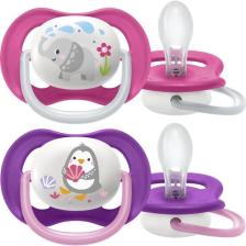 Philips Avent SCF080/08 Ultra Air Animals 6-18 Ay 2'li Emzik Kız