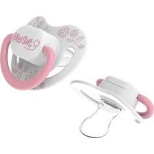 BabySoft Damak Uçlu Pembe Doğa Desenli Emzik 0 - 6 Ay