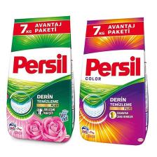 Color 7 Kg + Gülün Büyüsü 7 Kg Beyazlar Ve Renkliler Için Toz Çamaşır Deterjanı