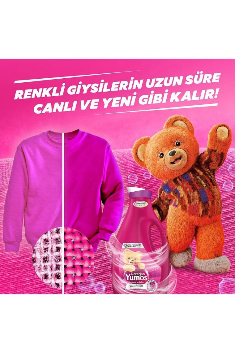 Sıvı Bakım Çamaşır Deterjanı Renkli Giysiler Için Renk Korumada Daha Iyisi Yok 2520 ml 3 Adet