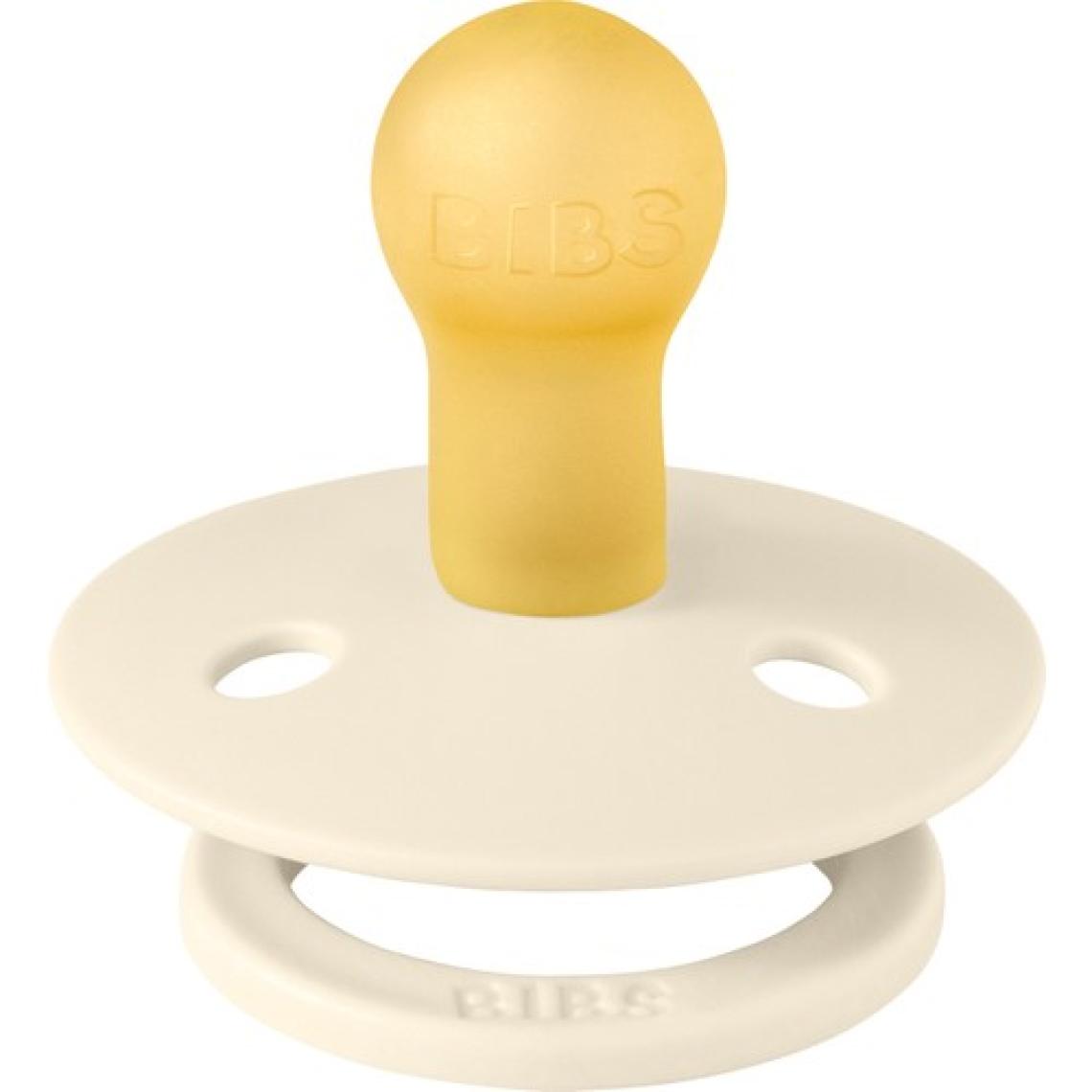 Bibs Colour Kauçuk Emzik - Ivory 0-6 Ay