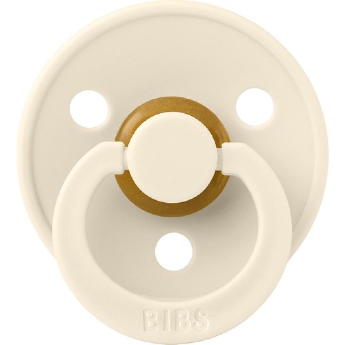 Bibs Colour Kauçuk Emzik - Ivory 0-6 Ay