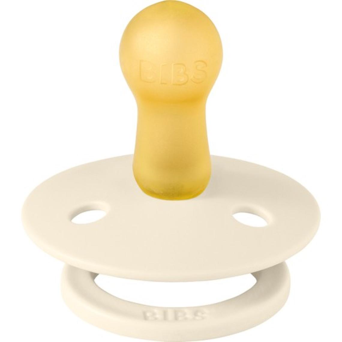 Bibs Colour Kauçuk Emzik - Ivory 0-6 Ay