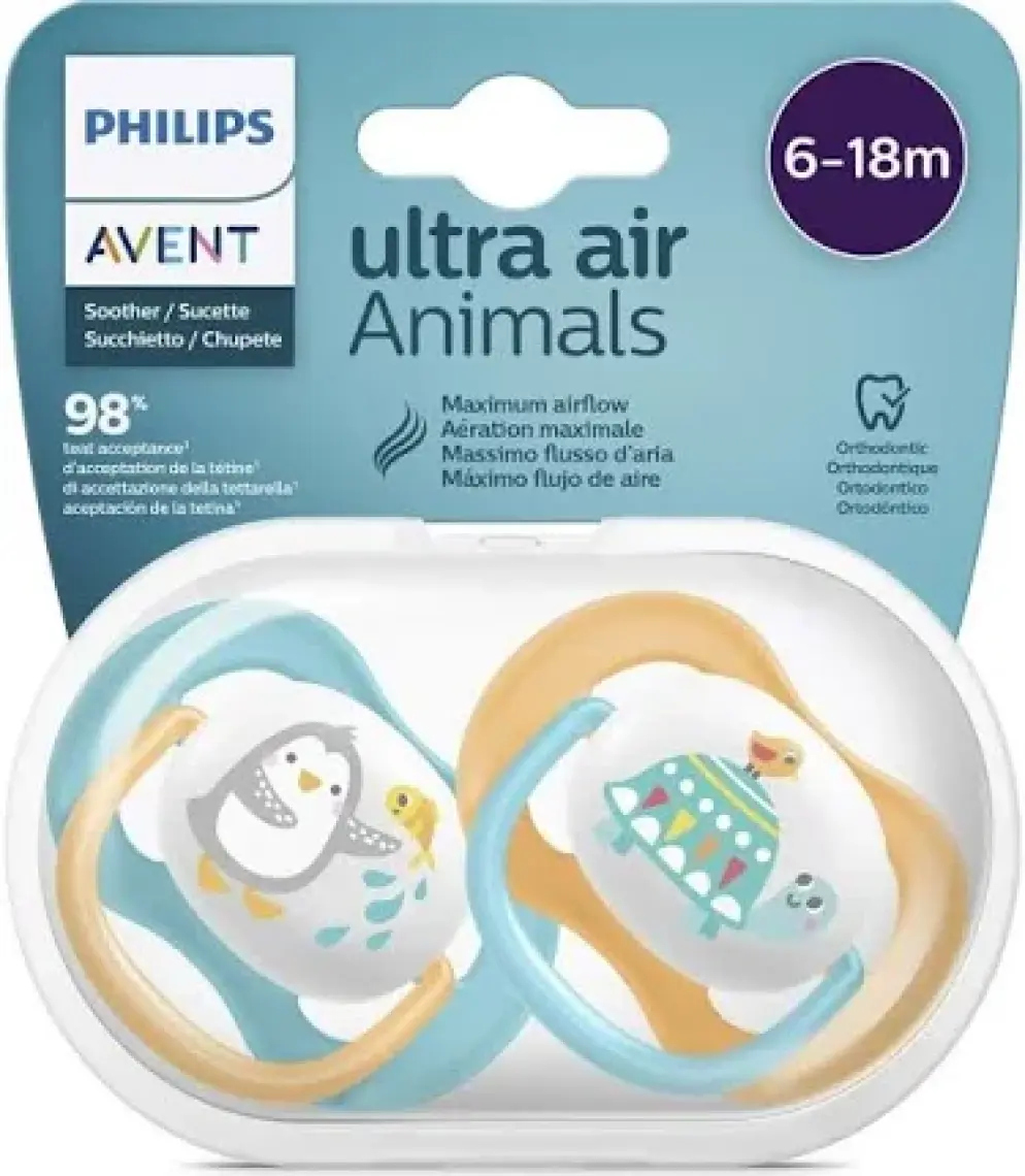 Philips Avent Ultra Air Emzik 6-18 Ay Erkek, SCF080/07