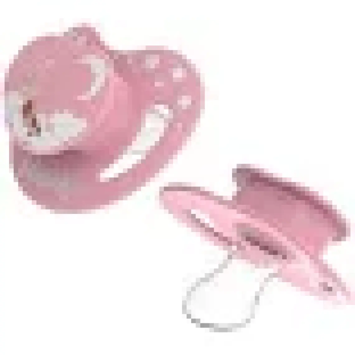 BabySoft Kapaklı Yuvarlak Uçlu Pembe Uyku Emziği 6 - 18 Ay