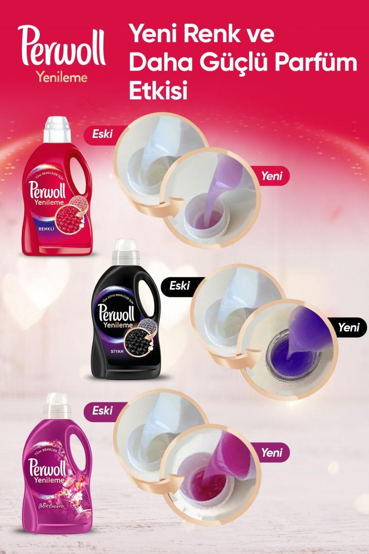 Perwoll Siyah & Doku Sıvı Deterjan 50 Yıkama 3 lt