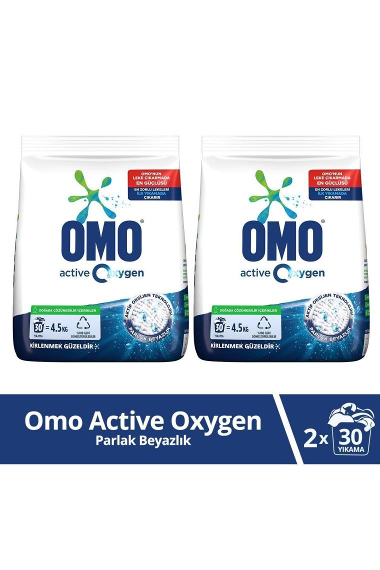 Active Oxygen Beyazlar Toz Deterjanı 4.5 Kg X2