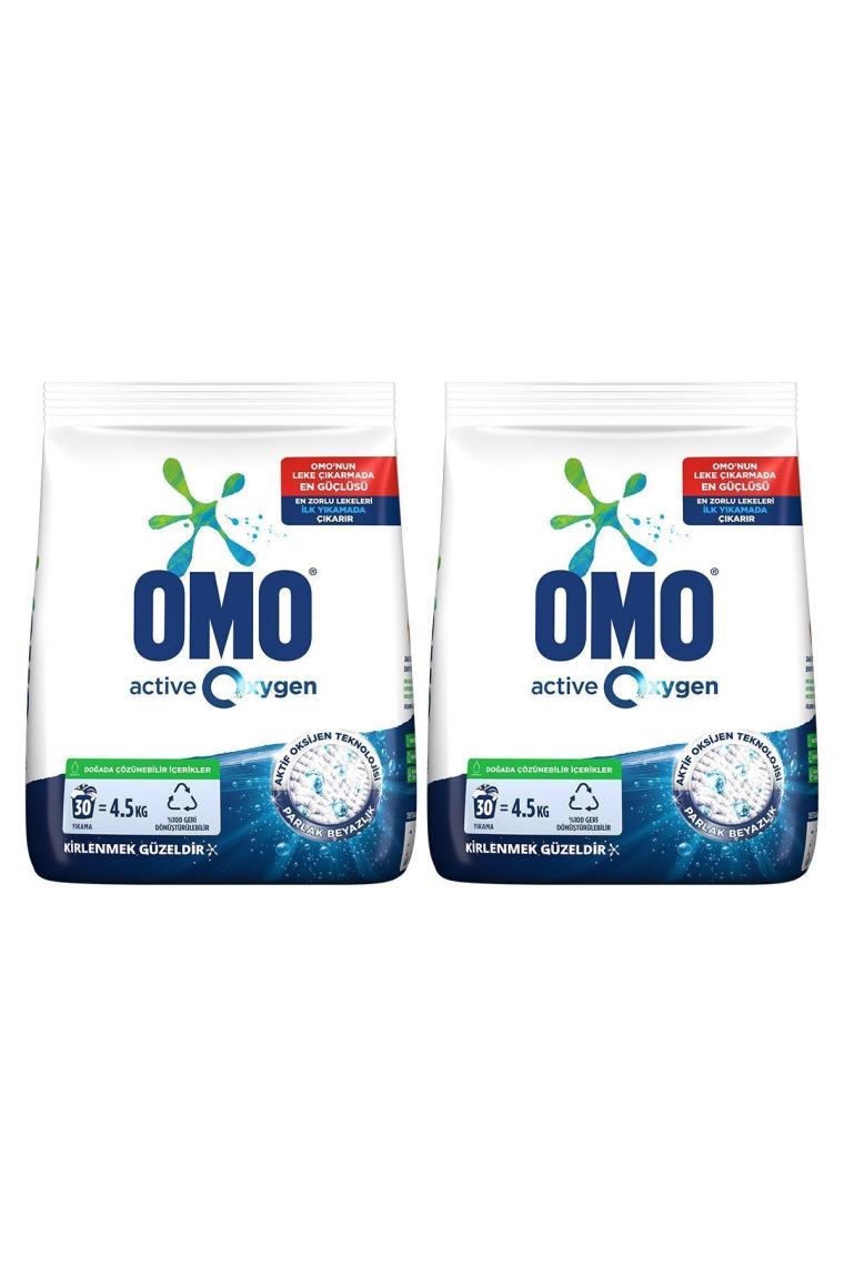 Active Oxygen Beyazlar Toz Deterjanı 4.5 Kg X2