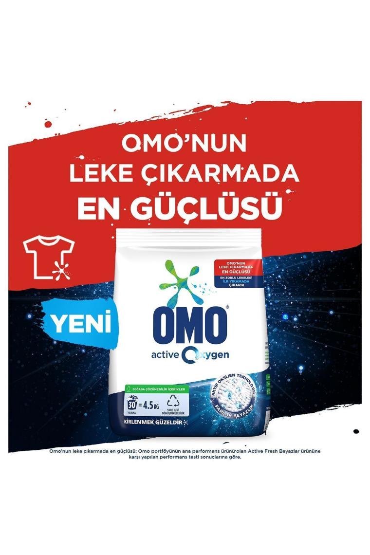 Active Oxygen Beyazlar Toz Deterjanı 4.5 Kg X2