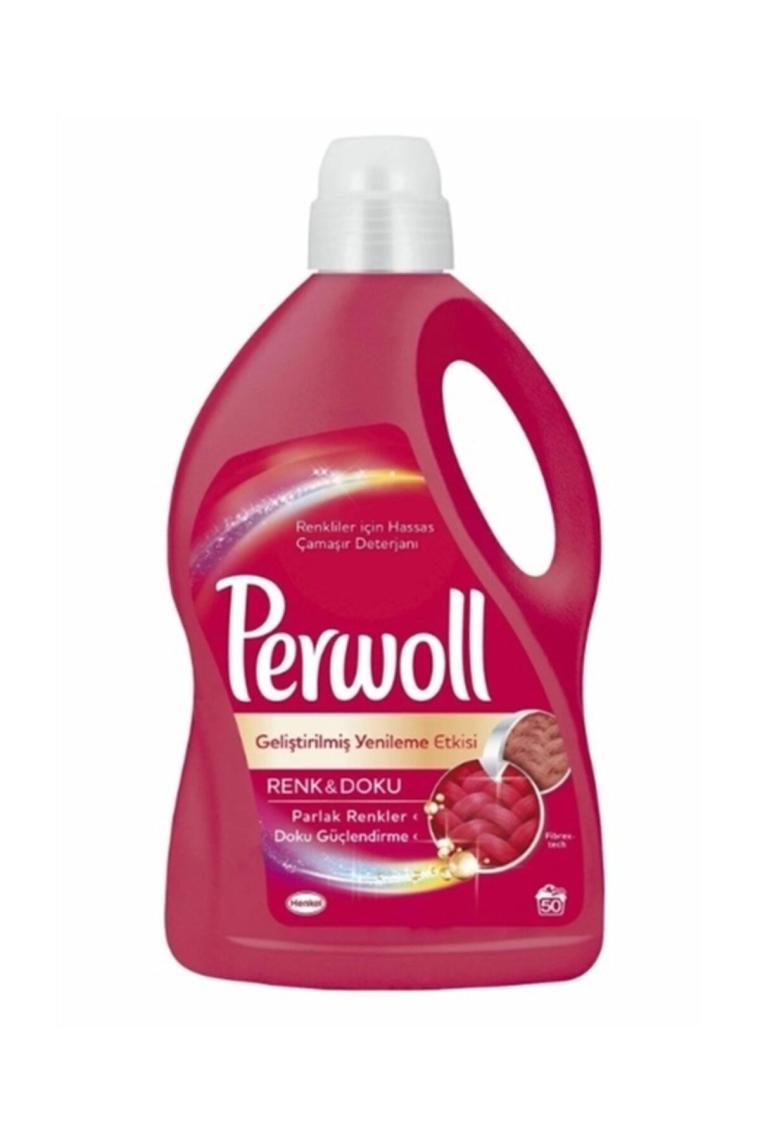 Perwoll Renk & Doku Renkliler için Sıvı Deterjan 50 Yıkama 3 lt