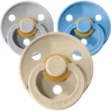 Bibs Colour Kauçuk Emzik - Ivory 18+ Ay