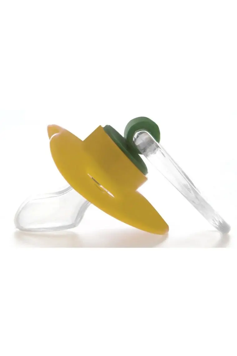 Tombik Damaklı Silikon Emzik (%0 BPA) 3 Ay+ / Limon