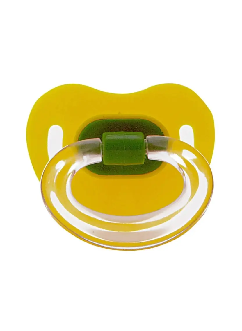 Tombik Damaklı Silikon Emzik (%0 BPA) 3 Ay+ / Limon