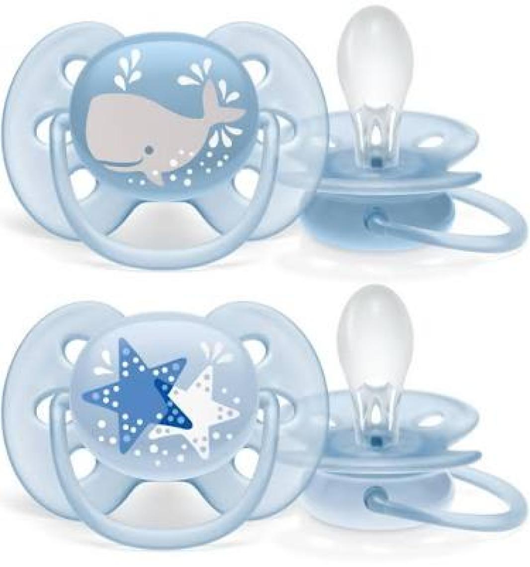 Philips Avent Ultra Soft Emzik 6-18 Ay 2li Erkek SCF223/03