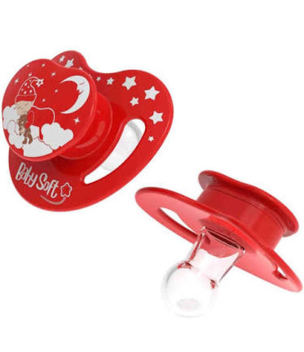 BabySoft Yuvarlak Uçlu Mavi Uyku Emziği 0 - 6 Ay
