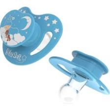 BabySoft Yuvarlak Uçlu Mavi Uyku Emziği 0 - 6 Ay