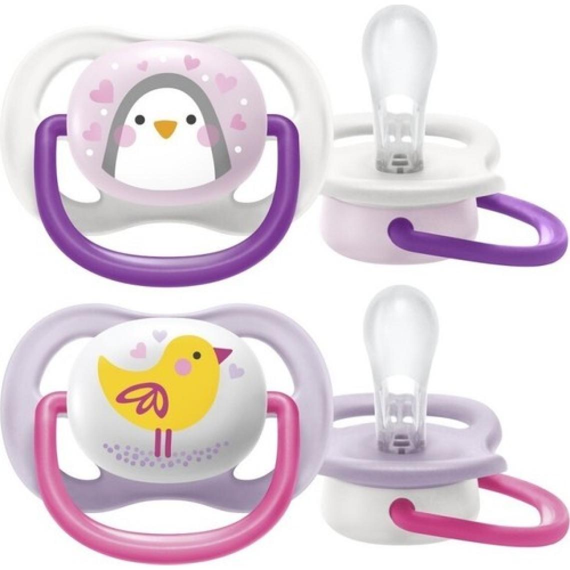 Philips Avent Ultra Air Animals 2li Emzik 0-6 Ay - Kız