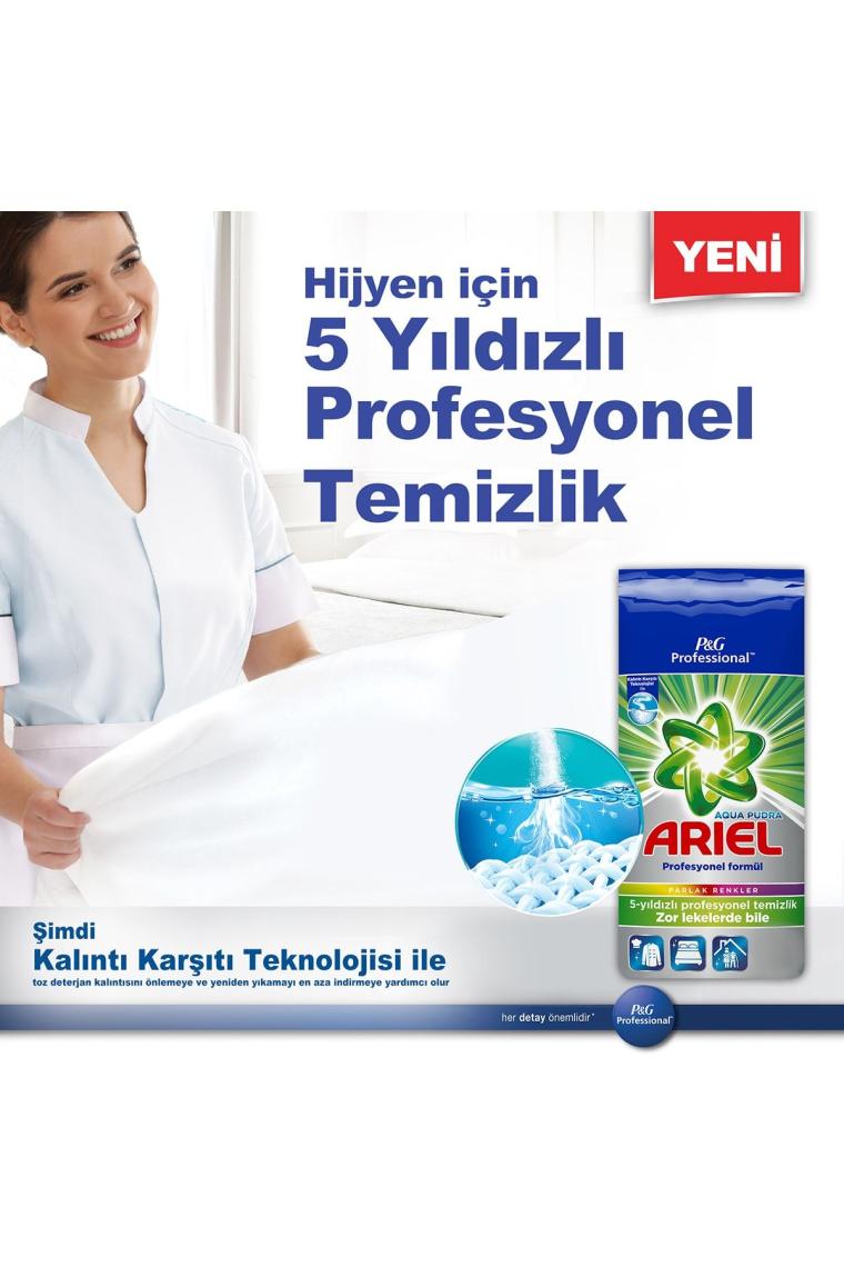 Professional Toz Çamaşır Deterjanı Parlak Renkler 15 Kg 100 Yıkama