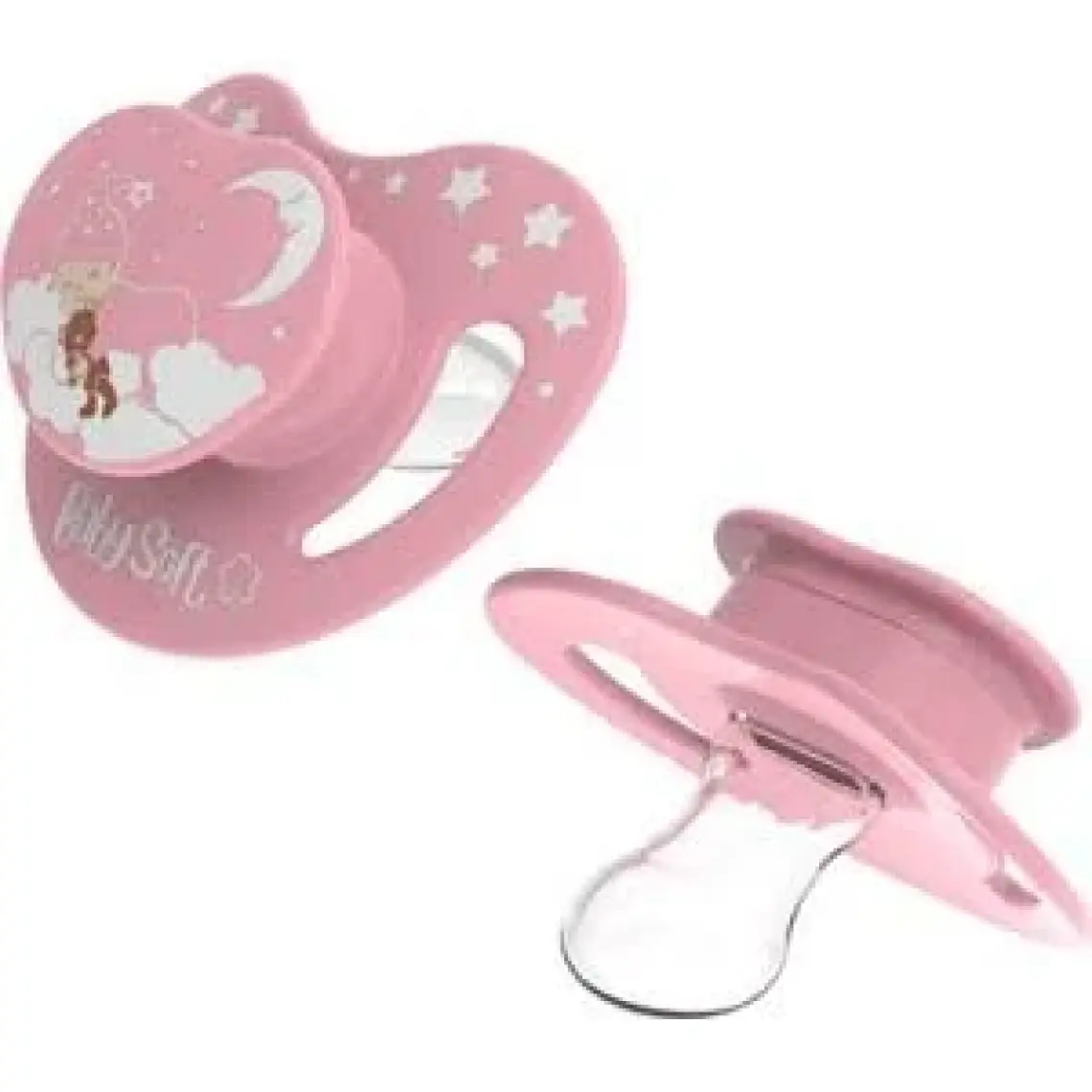 BabySoft Damak Uçlu Pembe Uyku Emziği 18+ Ay