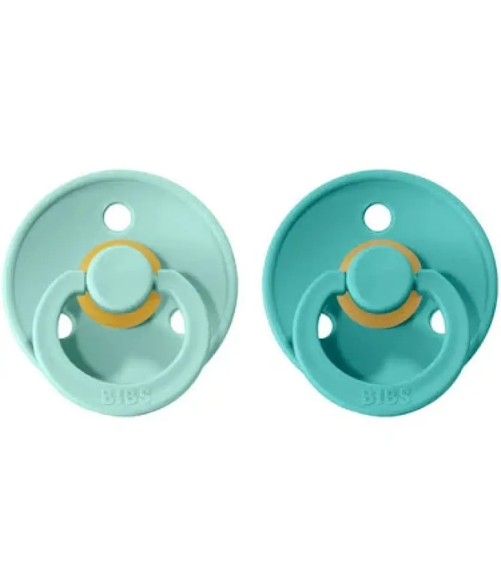 Bibs Colour Ikili Emzik - Sky Blue / Baby Blue