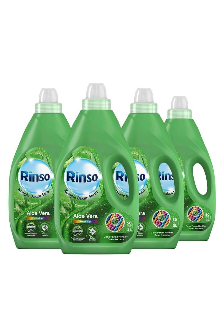Sıvı Deterjan Aloe Vera Renkiler 3lt 4 Adet