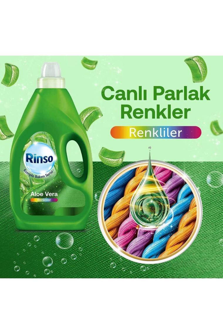 Sıvı Deterjan Aloe Vera Renkiler 3lt 4 Adet