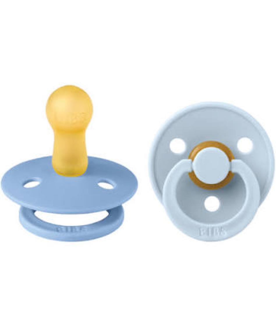 Bibs Colour Ikili Emzik - Sky Blue / Baby Blue