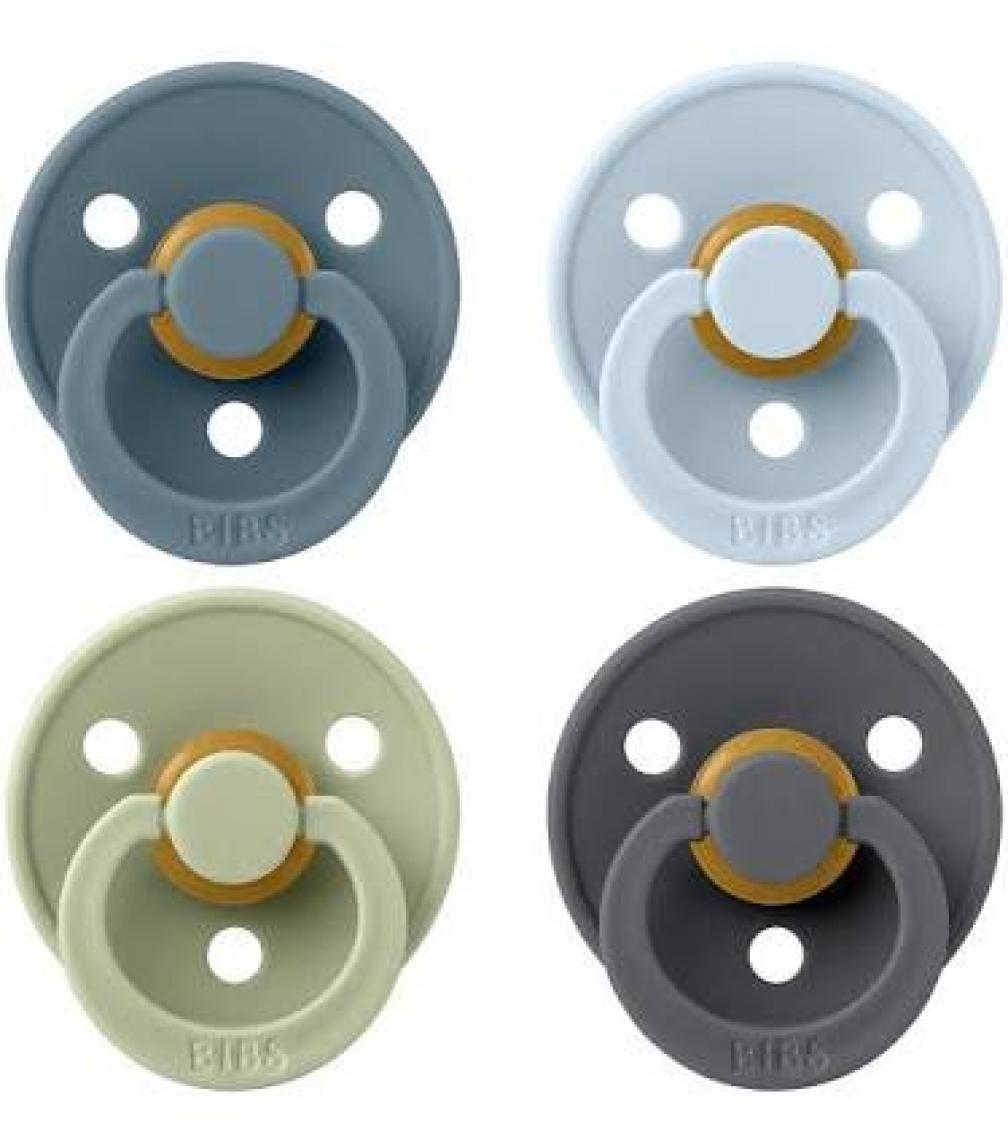 Bibs Colour Ikili Emzik - Sky Blue / Baby Blue