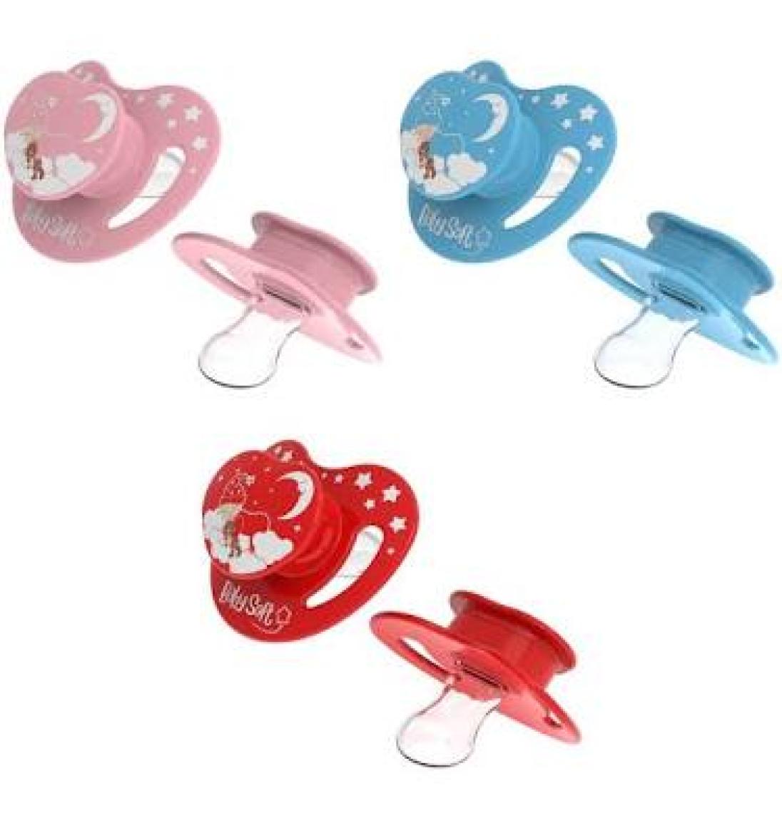 BabySoft Damak Uçlu Mavi Uyku Emziği 18+ Ay