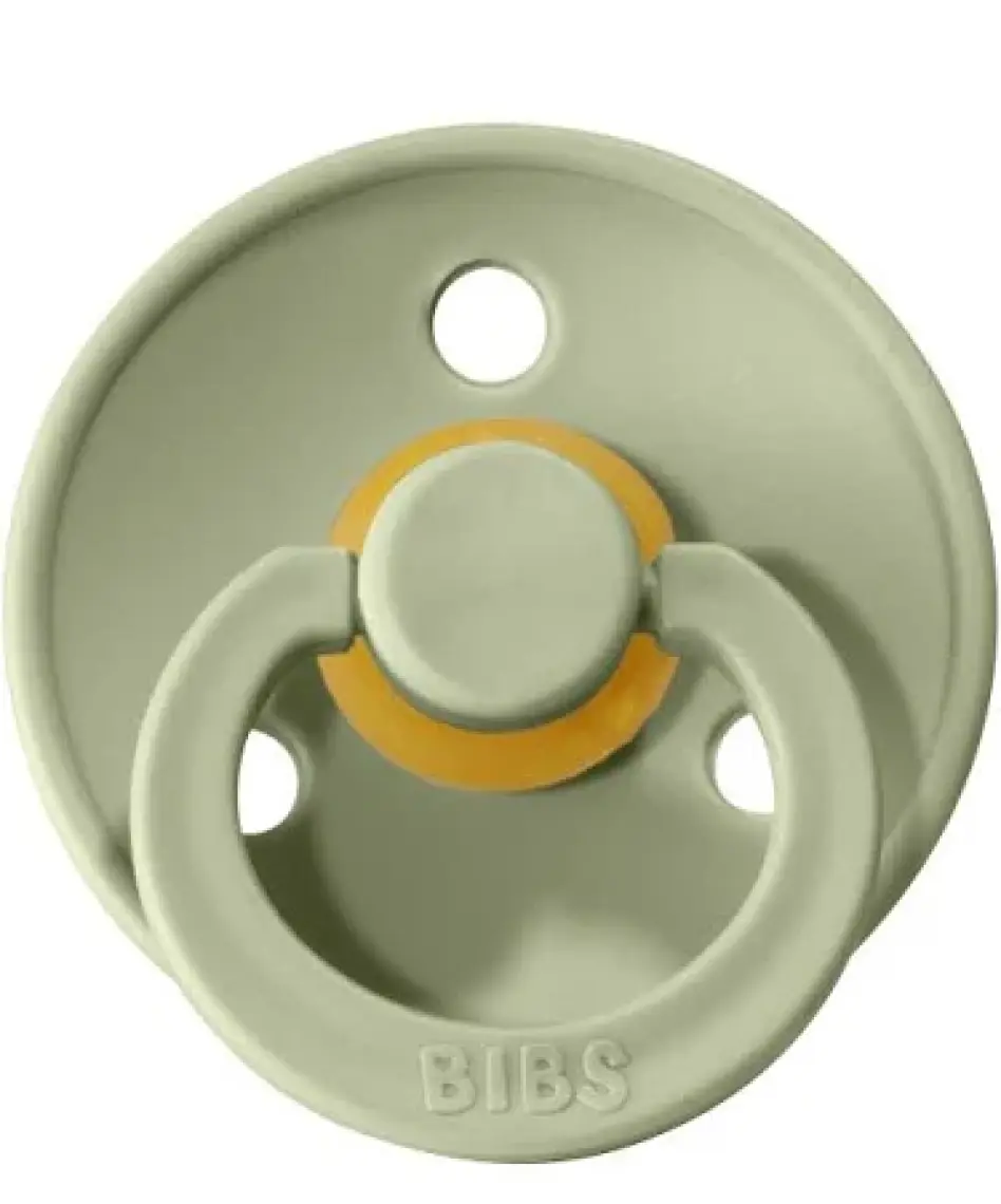 Bibs Colour Kauçuk Emzik - Sage 0-6 Ay