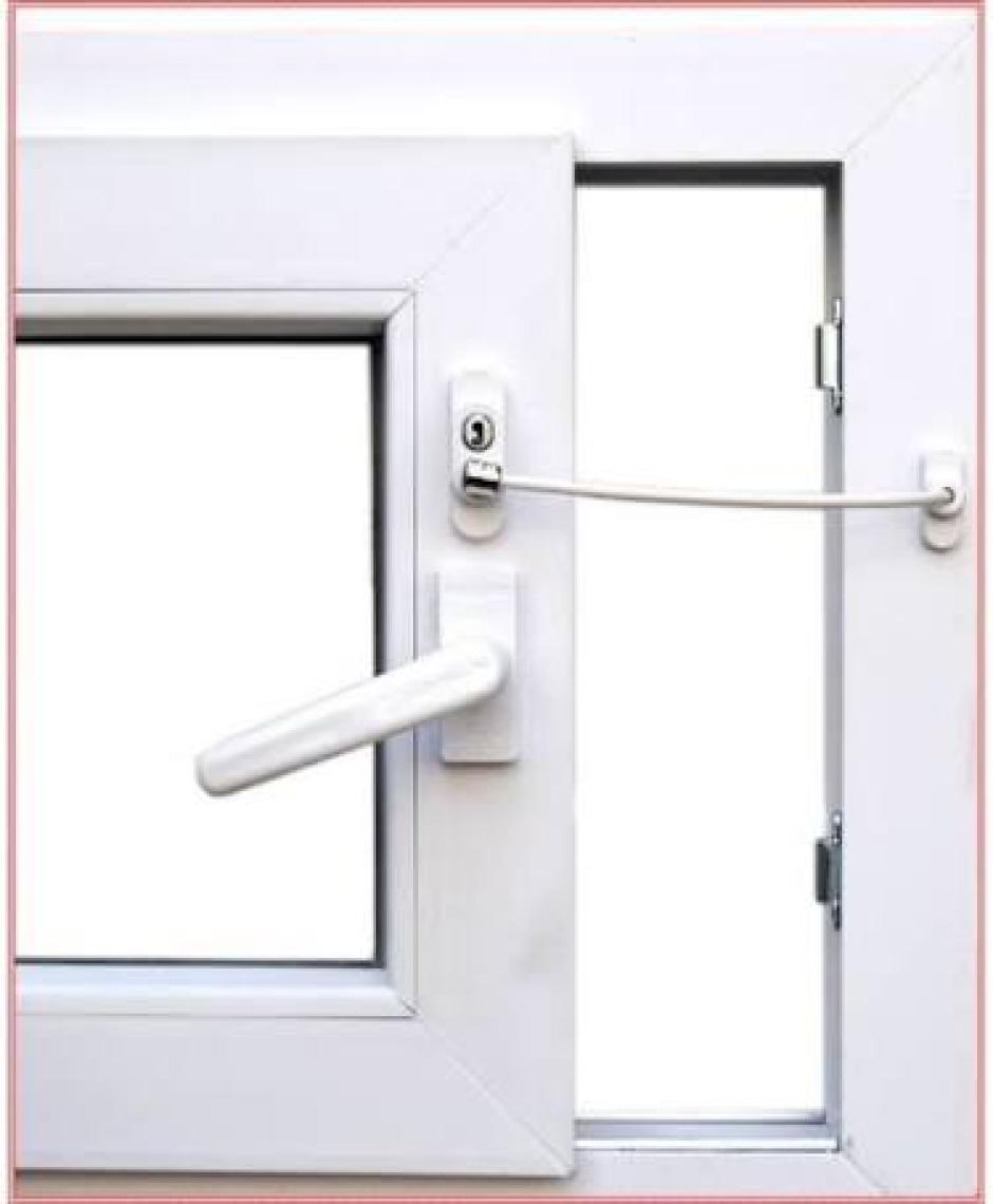 Penkid Anahtarlı Pvc Pencere Emniyet Kilidi (5 Adet) / Beyaz