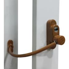 Eym 5 Adet Çelik Halatlı Anahtarlı Pvc Pencere Emniyet Çocuk Kilidi