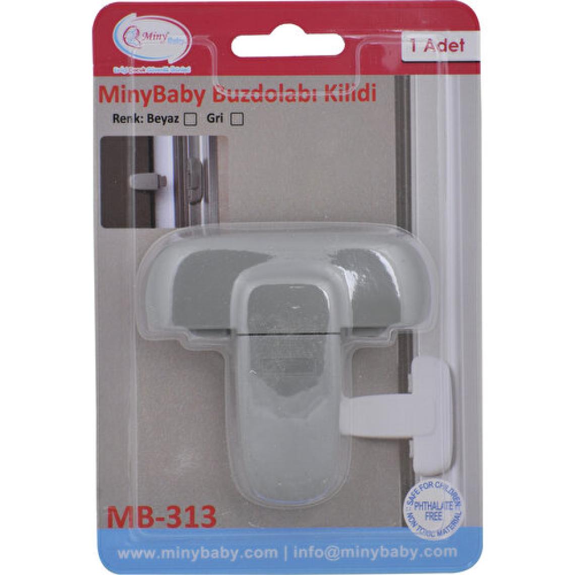 Miny Baby MB-313 Mandallı Gri Buzdolabı Kilidi