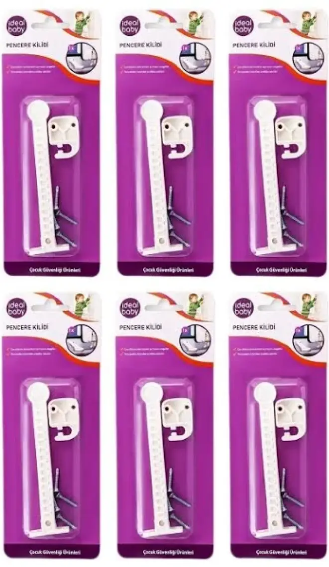 Ideal Baby 6 Paket Pencere Kilidi