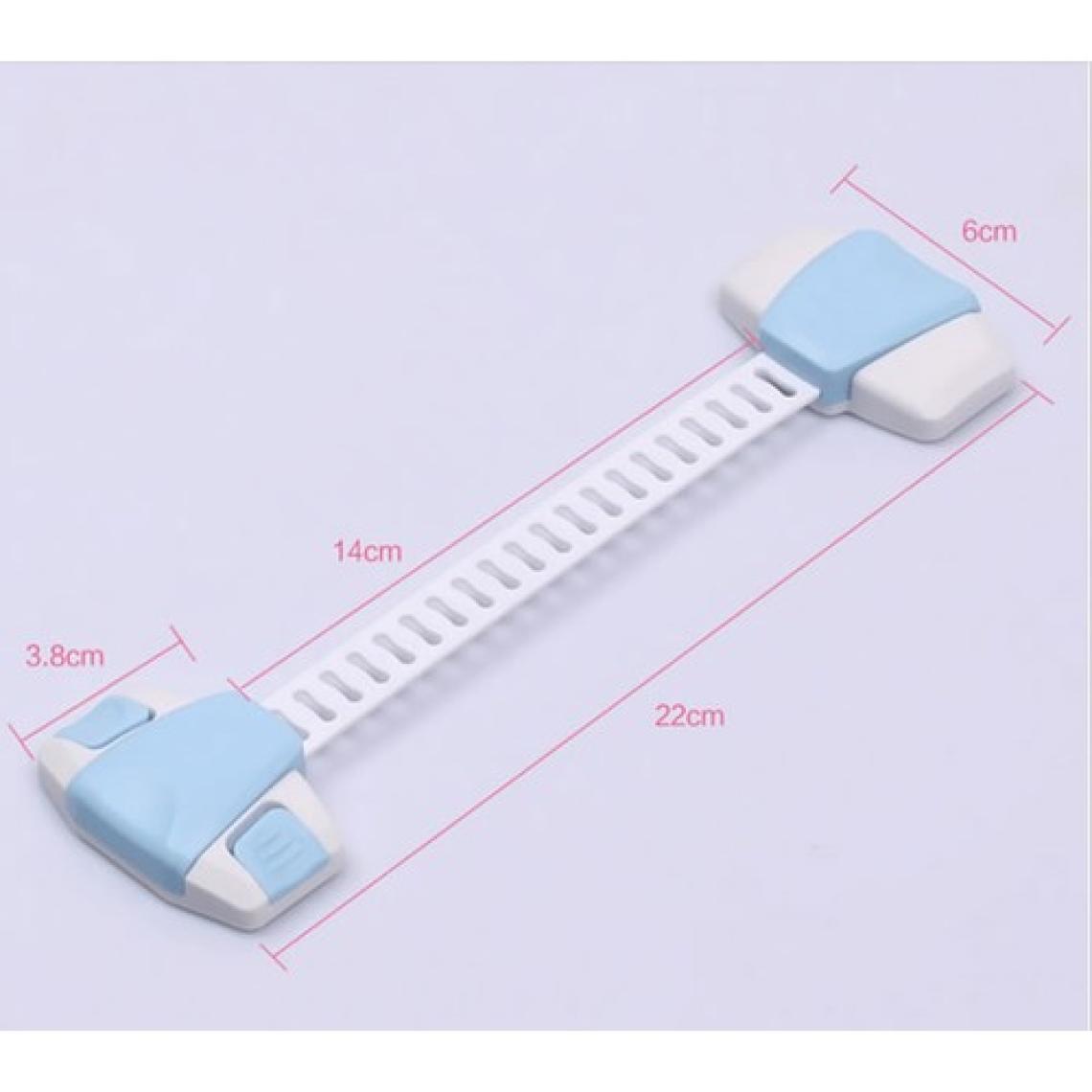 Miny Baby Buzdolabı - Dolap Çok Amaçlı Kilit - Mavi