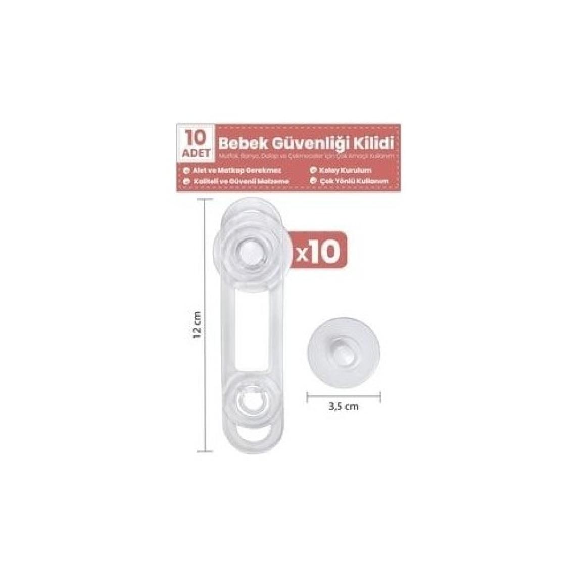 Ideal Baby 10 Adet Mini Çok Amaçlı Kilit Set