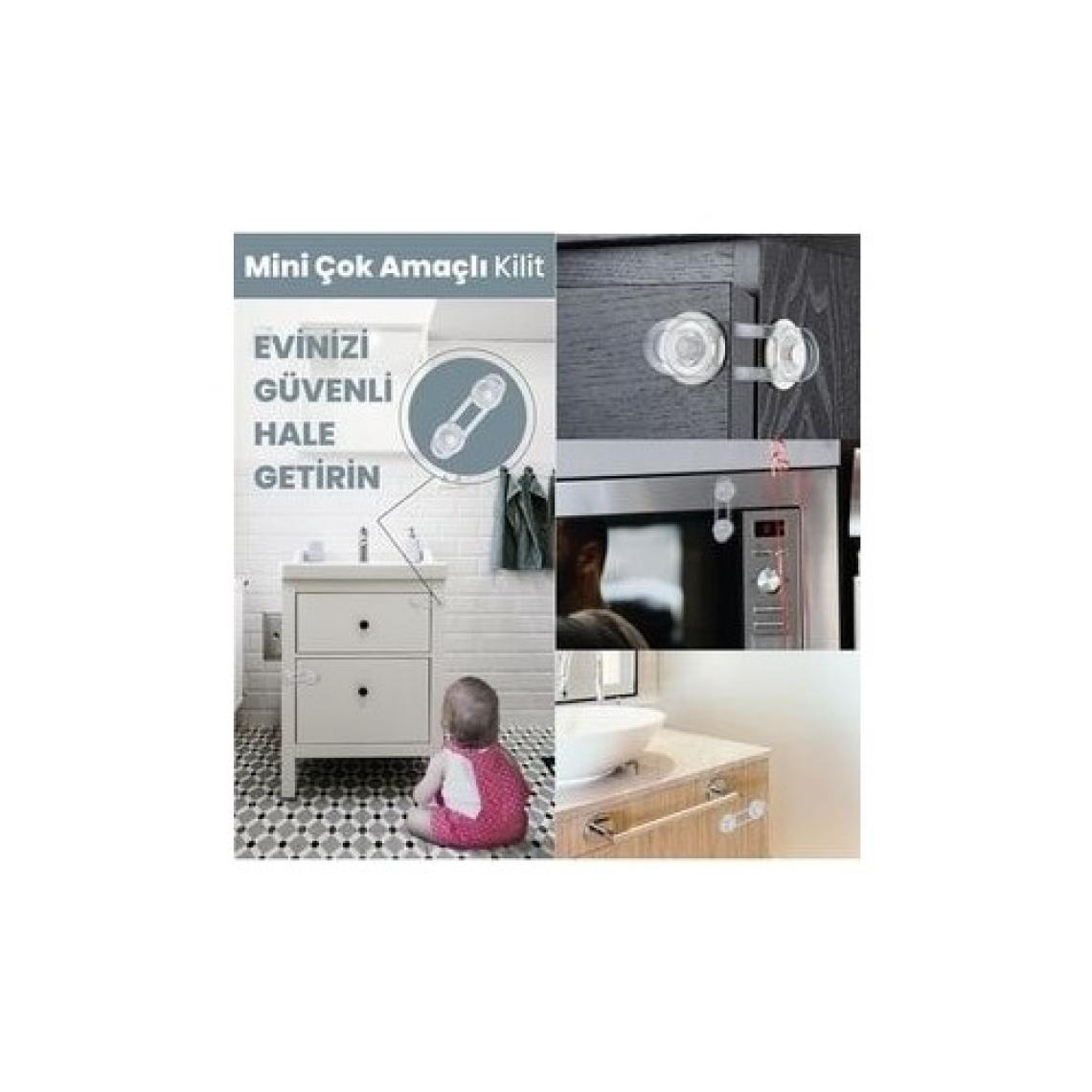 Ideal Baby 10 Adet Mini Çok Amaçlı Kilit Set