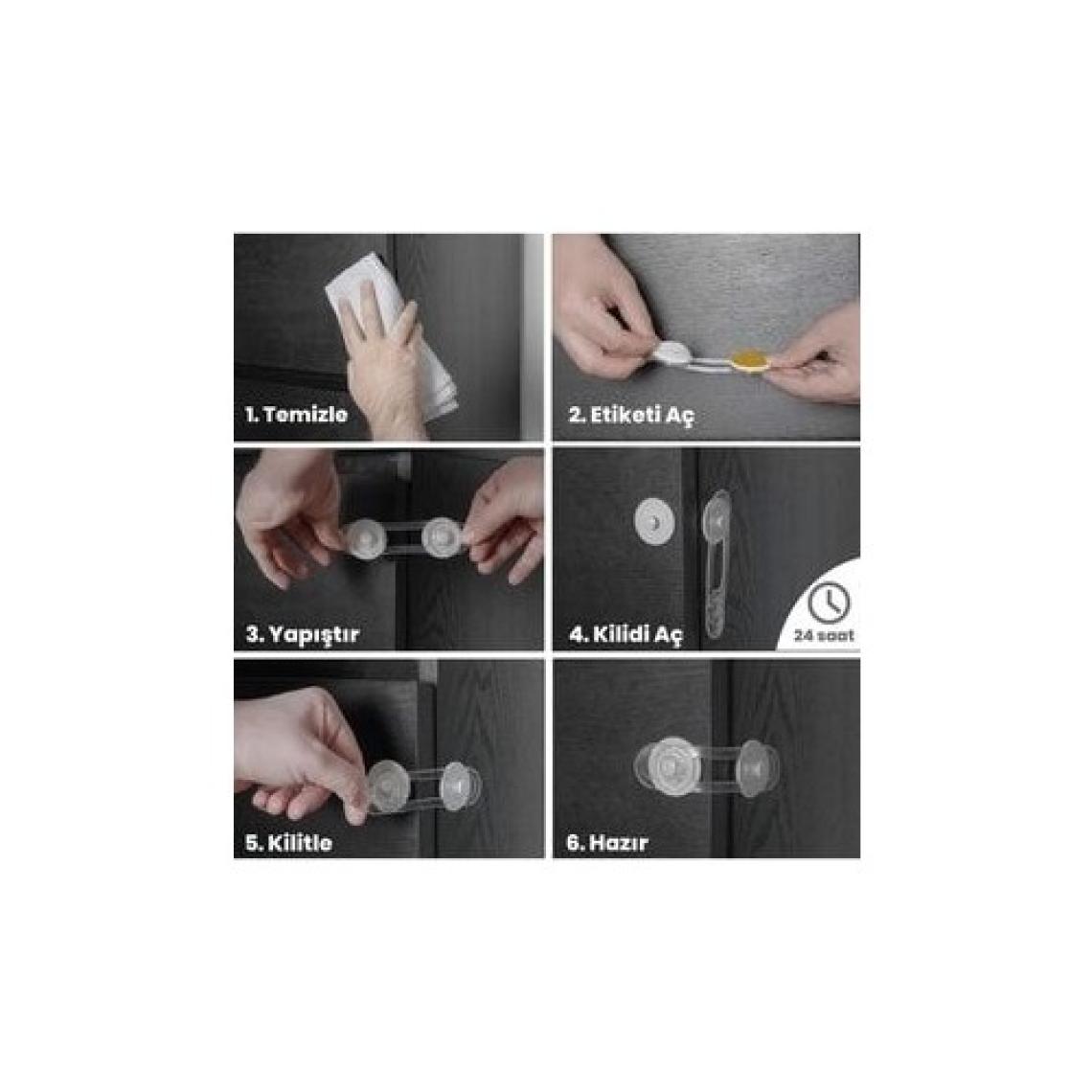Ideal Baby 10 Adet Mini Çok Amaçlı Kilit Set