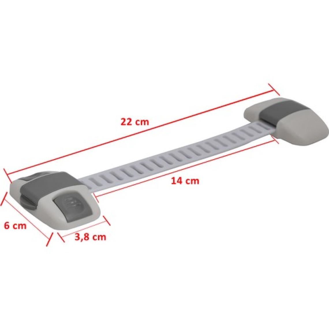 Miny Baby Buzdolabı - Dolap Çok Amaçlı Kilit - Gri